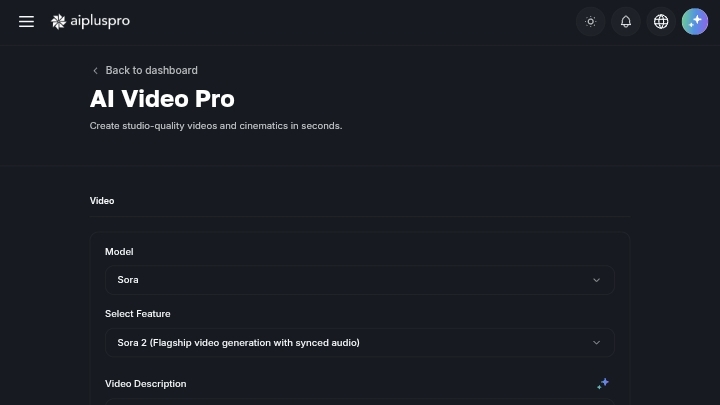 AIpluspro Dashboard